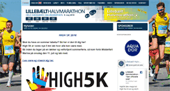 Desktop Screenshot of lillebaelthalvmarathon.dk